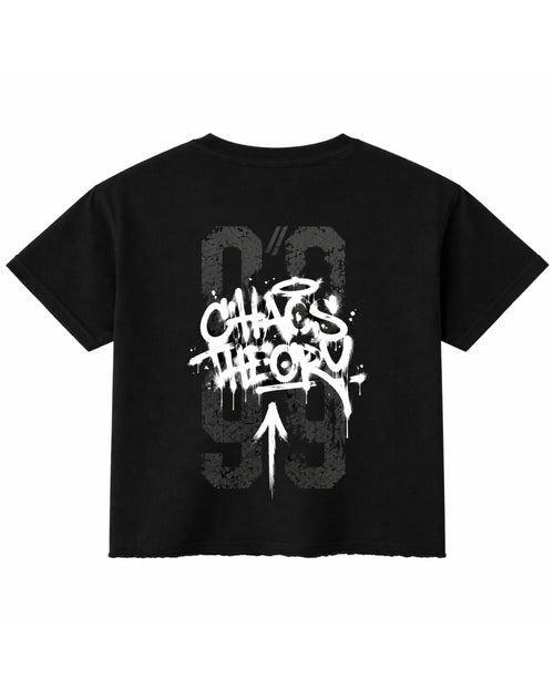Black Boxy Fit T-shirt Back Design
