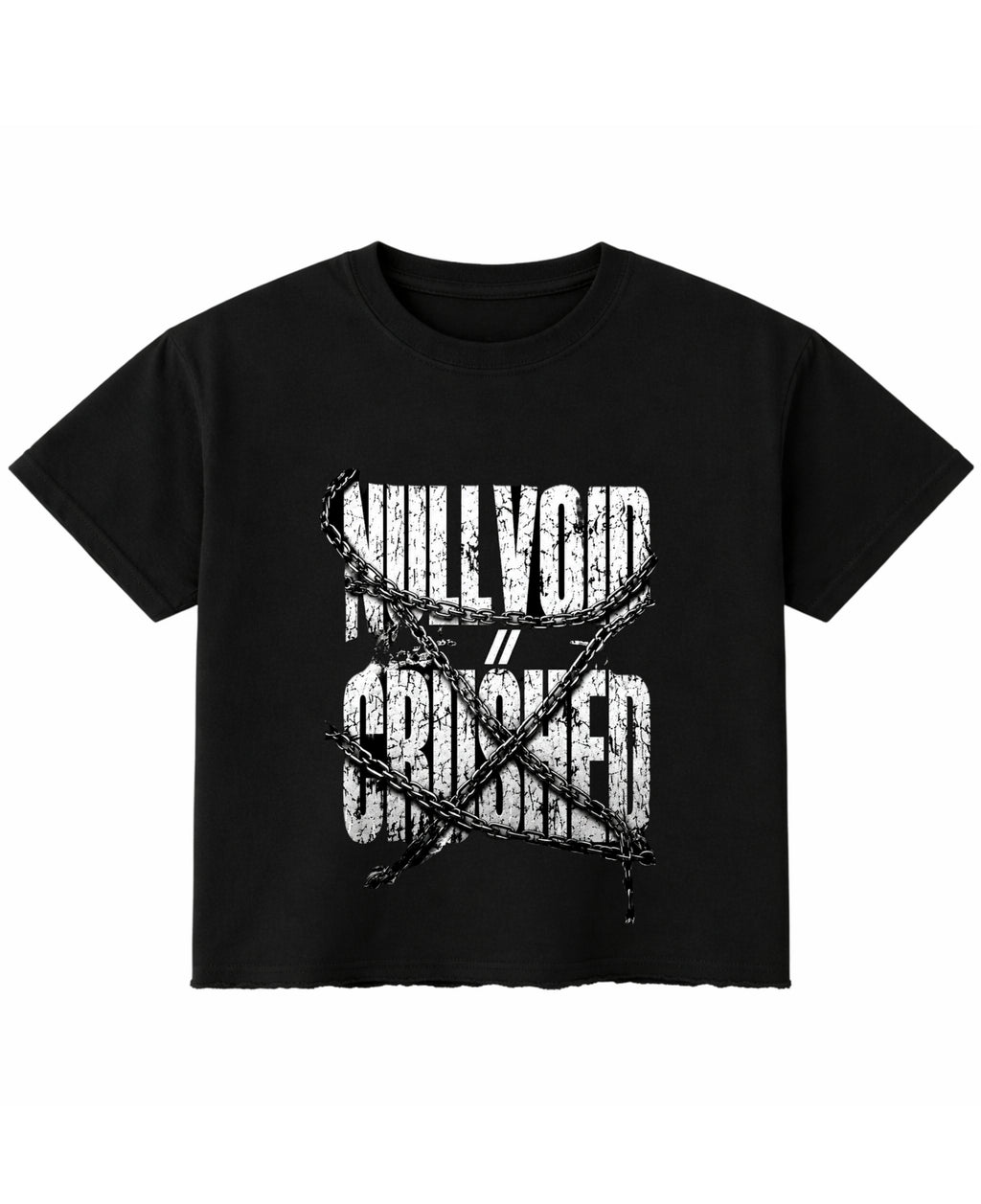 Black Boxy Fit T-shirt Front Design
