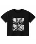 Black Boxy Fit T-shirt Front Design
