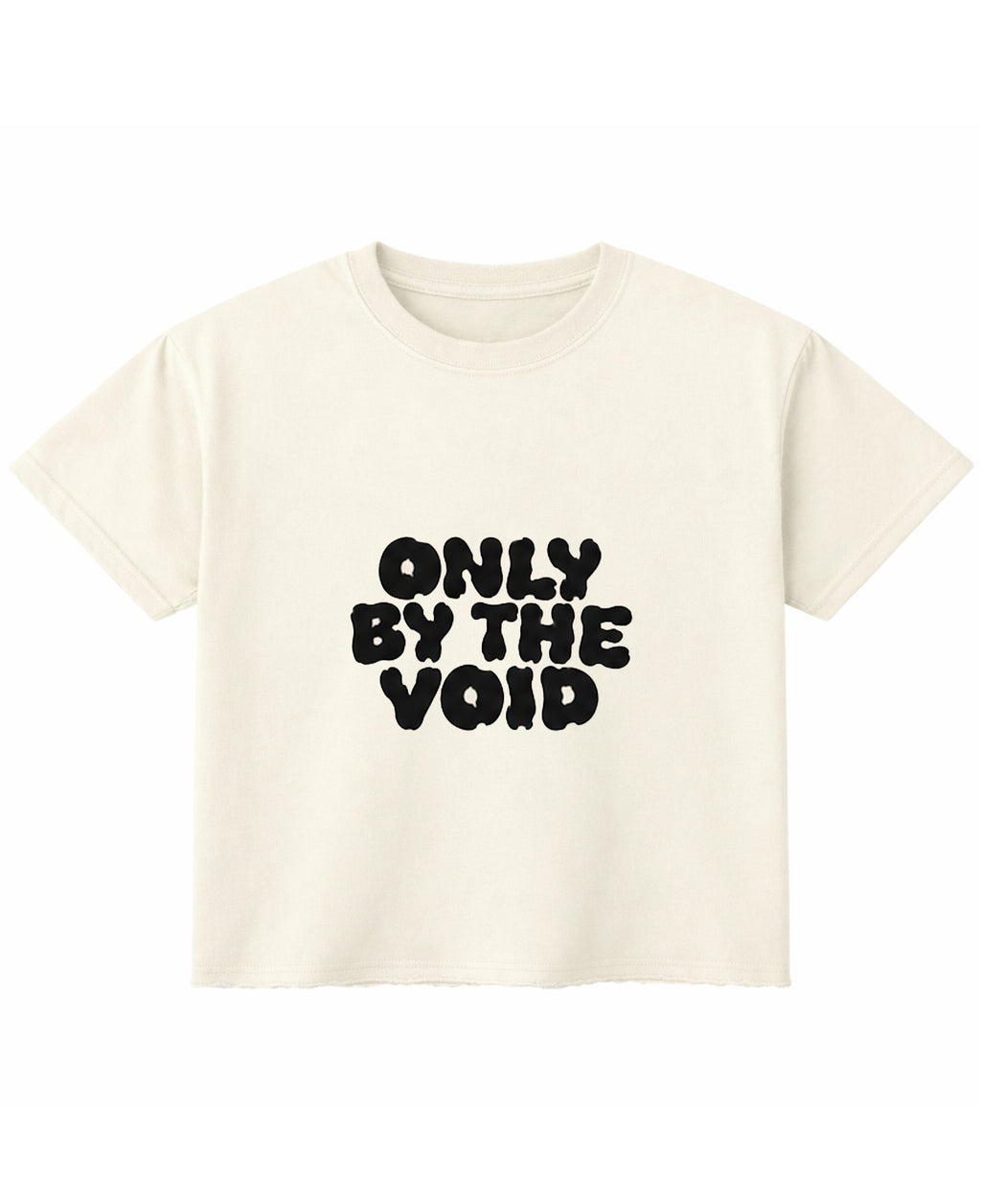 Off White Boxy Fit T-shirt Front Design