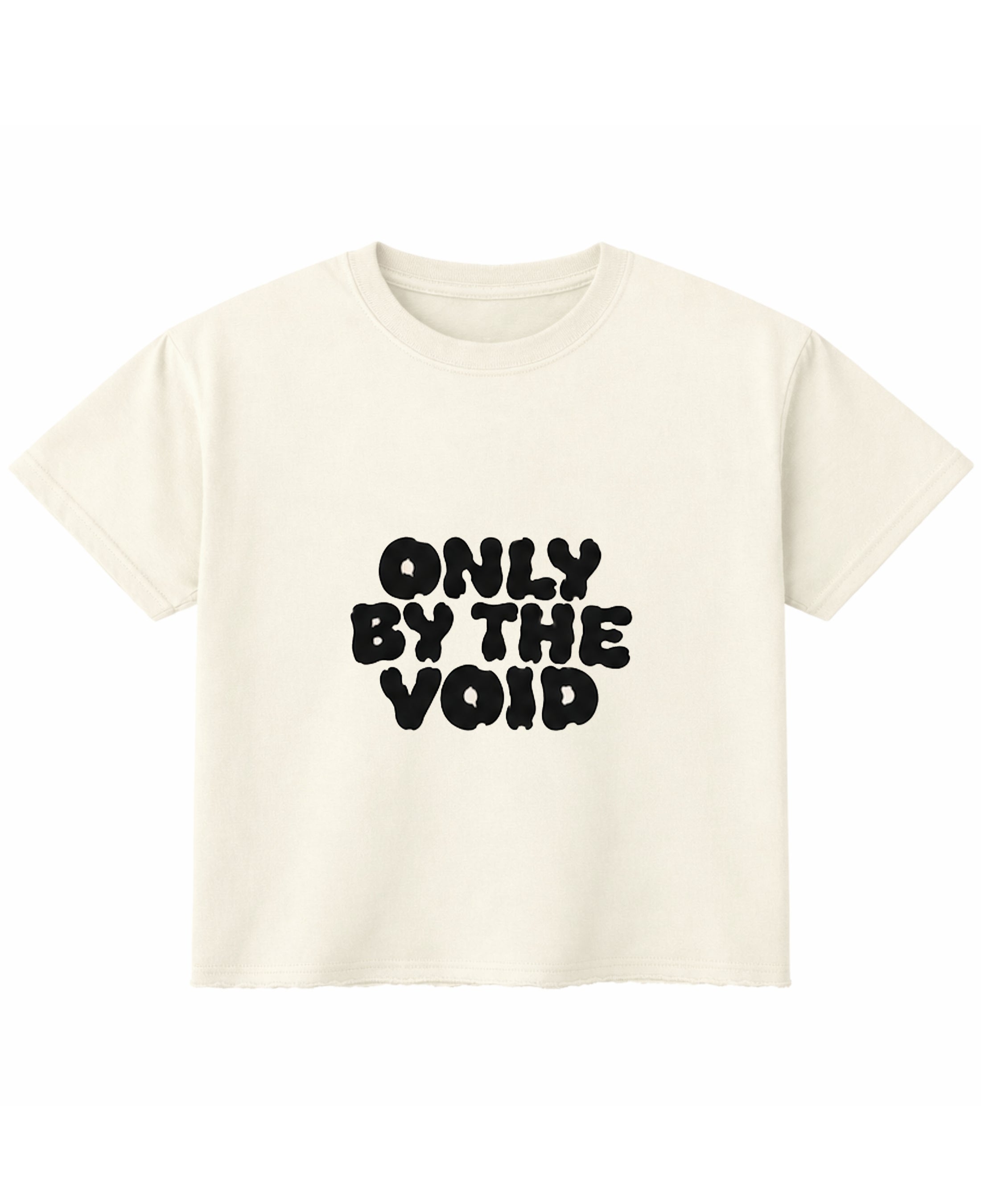 Off White Boxy Fit T-shirt Front Design