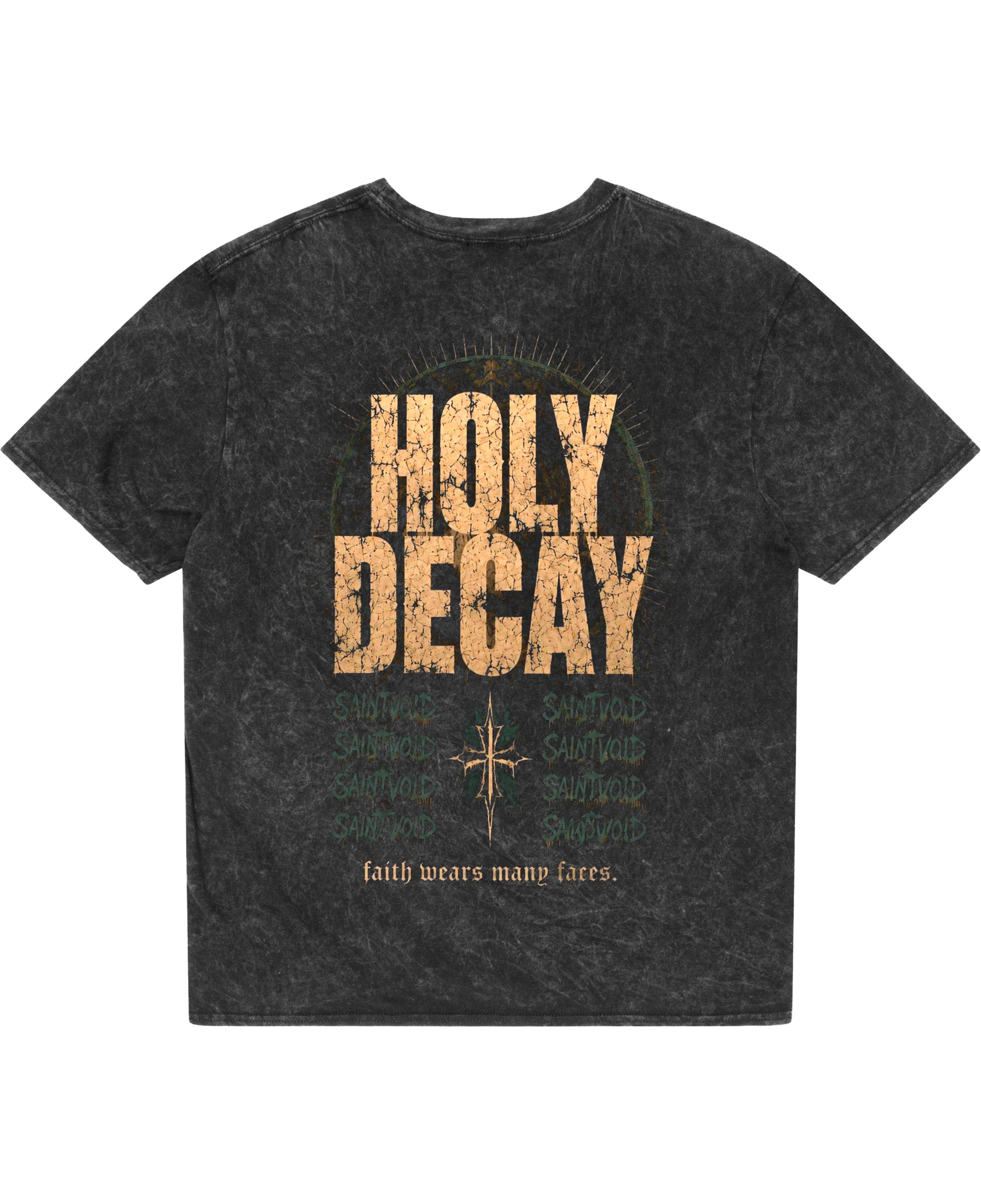 Acidwash Oversized T-shirt Back Design