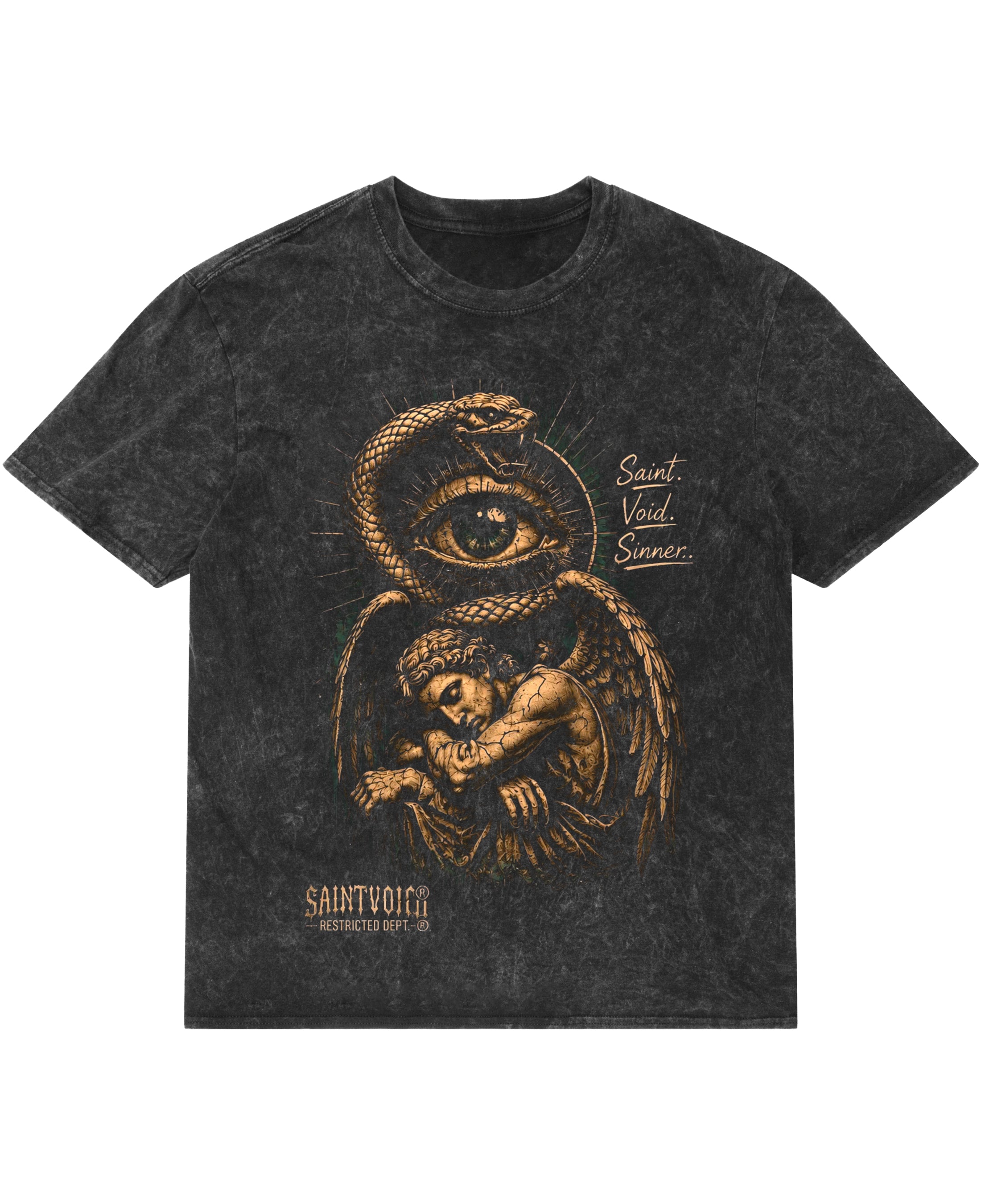 Acidwash Oversized T-shirt Front Design